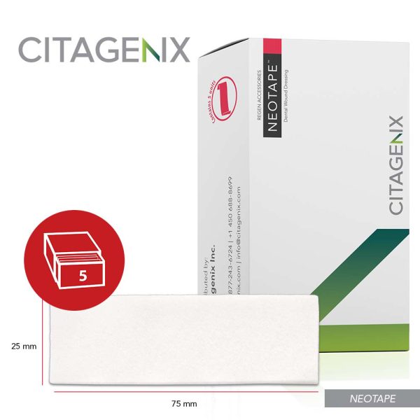 NeoTape™ 25mm x 75mm x 1mm Collagen wound dressing